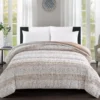 Broyhill Tan Animal Print Faux Fur Comforter -Furniture Promotion Store 810573791 810573793
