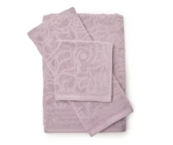 Broyhill Damask Jacquard Velour Towel -Furniture Promotion Store 810578030 810578028 810578072 1