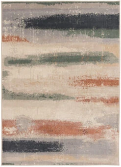 Hadlee Sand, Coral & Green Abstract Area Rug, (6' X 9') 15 Hadlee Sand, Coral & Green Abstract Area Rug, (6' X 9') -Furniture Promotion Store 810586496