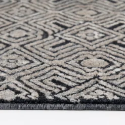 Colin Dark Blue & Whitecap Geometric Area Rug, (8' X 10') -Furniture Promotion Store 810586497 810586493 810586501 4 1