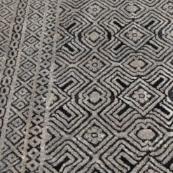 Colin Dark Blue & Whitecap Geometric Area Rug, (8' X 10') -Furniture Promotion Store 810586497 810586493 810586501 6 1