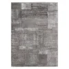 Hollyn Gunmetal Abstract Patchwork Area Rug, (5' X 7') -Furniture Promotion Store 810586499 810586495 810586503 1