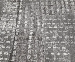 Hollyn Gunmetal Abstract Patchwork Area Rug, (5' X 7') -Furniture Promotion Store 810586499 810586495 810586503 5