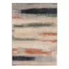 Hadlee Sand, Coral & Green Abstract Area Rug, (8' X 10') -Furniture Promotion Store 810586500 810586496 810586492 1