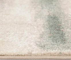 Hadlee Sand, Coral & Green Abstract Area Rug, (5' X 7') -Furniture Promotion Store 810586500 810586496 810586492 4 2