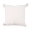 White Tamara Stripe Tassel-Accent Throw Pillow -Furniture Promotion Store 810590725 A0 1