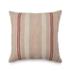 Gray & Red Stripe Throw Pillow -Furniture Promotion Store 810591271 A0