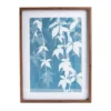 Blue & White Reductive Vine Framed Print -Furniture Promotion Store 810592188 A0