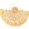 Wild Sedona Raffia & Beads Hanging Wall Fan 1 Wild Sedona Raffia & Beads Hanging Wall Fan -Furniture Promotion Store 810601626 A0 1