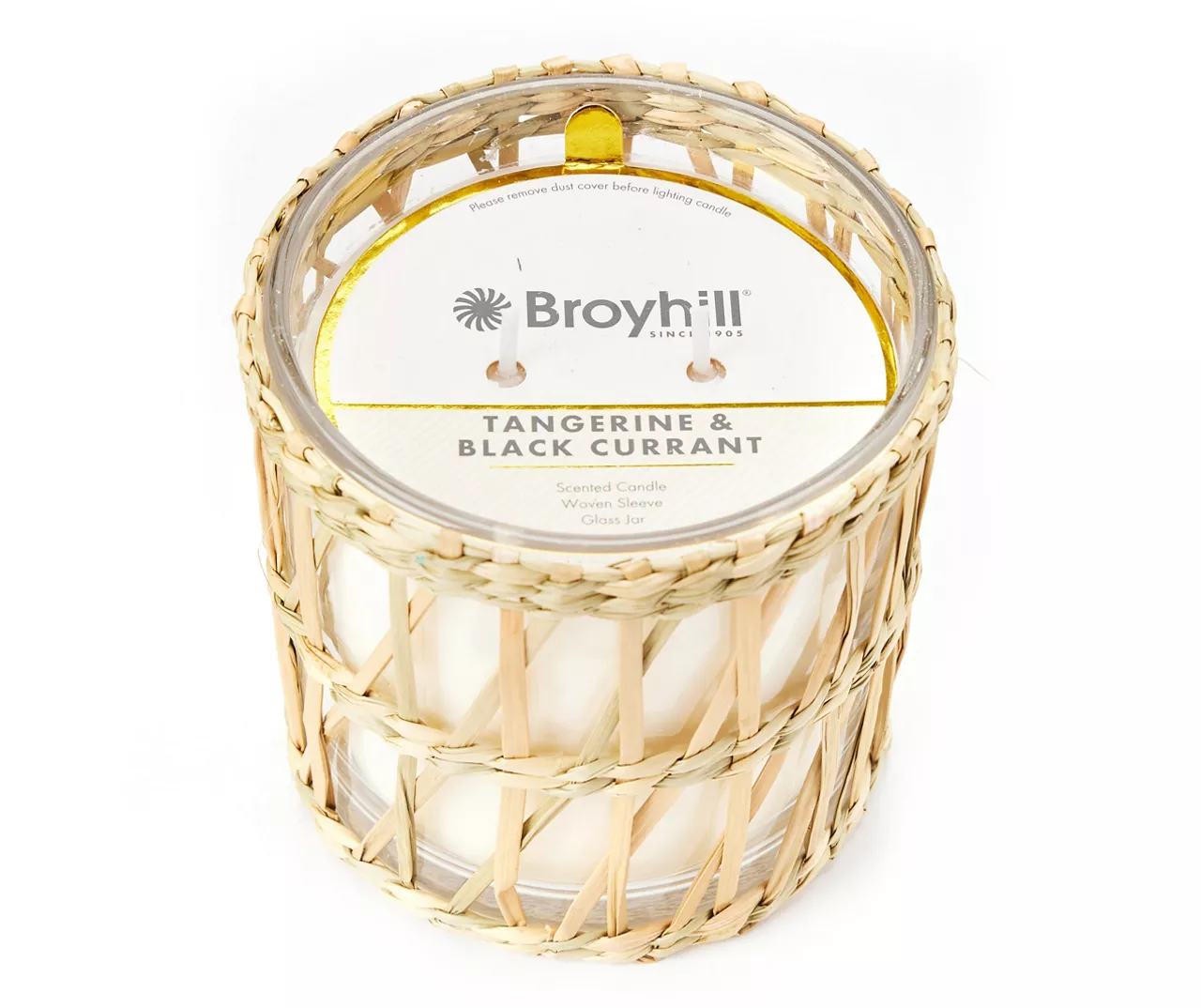 Wild Sedona Tangerine & Black Currant 2-Wick Seagrass Sleeve Candle, 14 Oz. 3 Wild Sedona Tangerine & Black Currant 2-Wick Seagrass Sleeve Candle, 14 Oz.