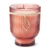Wild Sedona Spiced Ginger Brown Rib Pedestal Candle, 15 Oz. -Furniture Promotion Store 810602444 A0