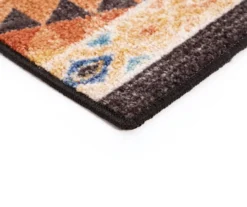 Broyhill Orange & Brown Geometric Accent Rug -Furniture Promotion Store 810602766 810602765 A8 2