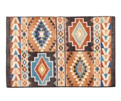 Broyhill Orange & Brown Geometric Accent Rug -Furniture Promotion Store 810602767 A0