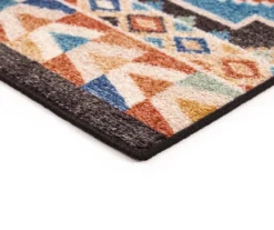 Broyhill Orange & Brown Geometric Accent Rug -Furniture Promotion Store 810602767 A8 2