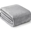 Gray Twin/Full Plush Velvet Blanket 2 Gray Twin/Full Plush Velvet Blanket -Furniture Promotion Store 810610368 810609899 A0 1