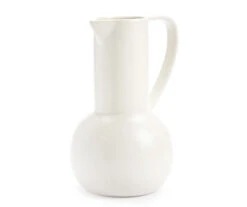 Homeward White Ceramic Vase With Handle -Furniture Promotion Store 810615700 A0 1