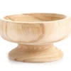 Homeward Turned Paulownia Wood Bowl With Pedestal -Furniture Promotion Store 810615704 A0