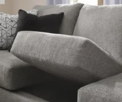 Alexandria Gray Chenille Sofa -Furniture Promotion Store 810616679 810616680 B0 2