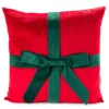 Festive Gathering Red Gift Bow Throw Pillow -Furniture Promotion Store 810616886 A0 1