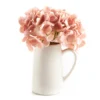 Artificial Hydrangeas In White Pitcher -Furniture Promotion Store 810620671 A0 1